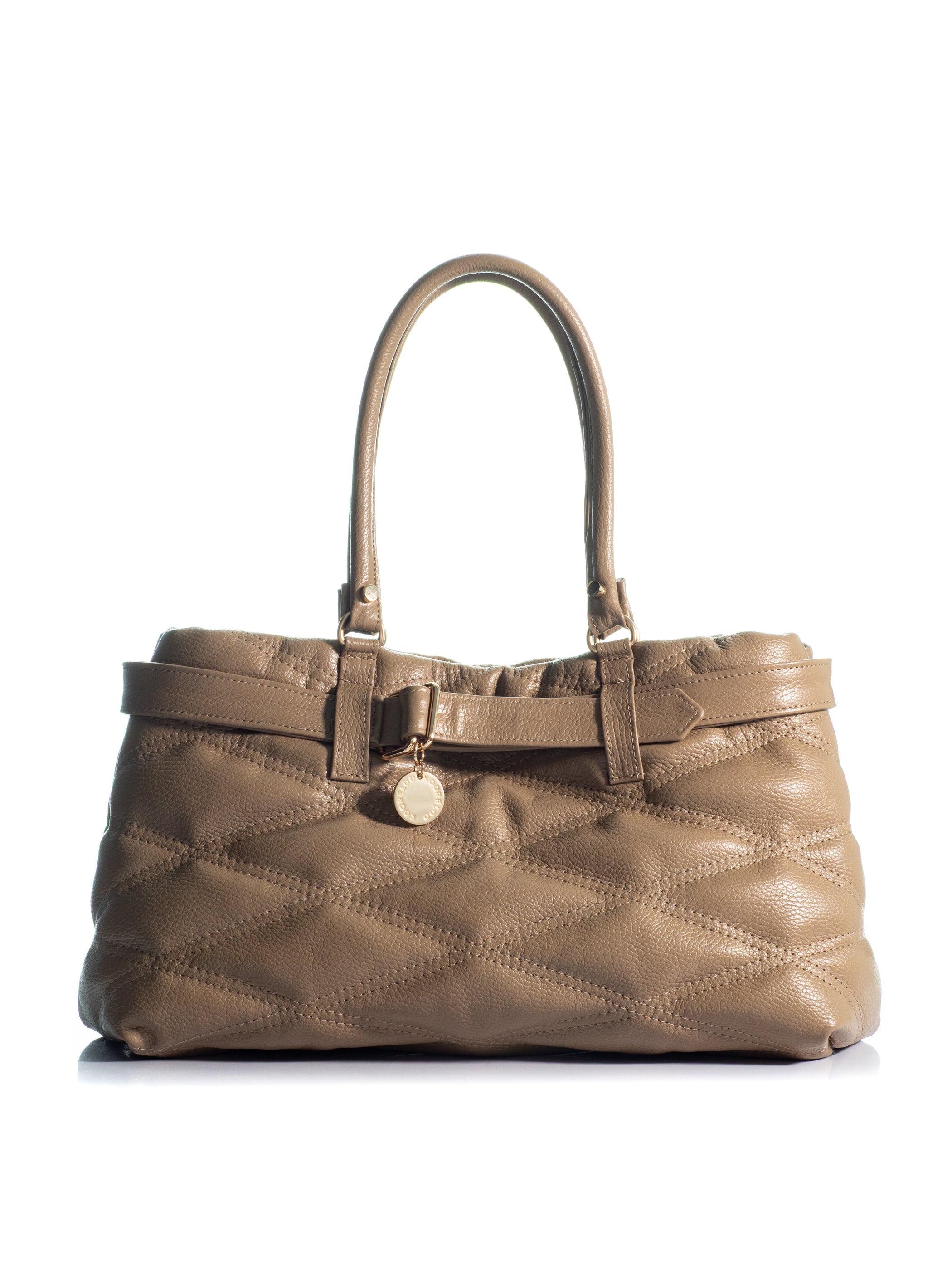 The Pepper Harvest Brown Quilted Leather