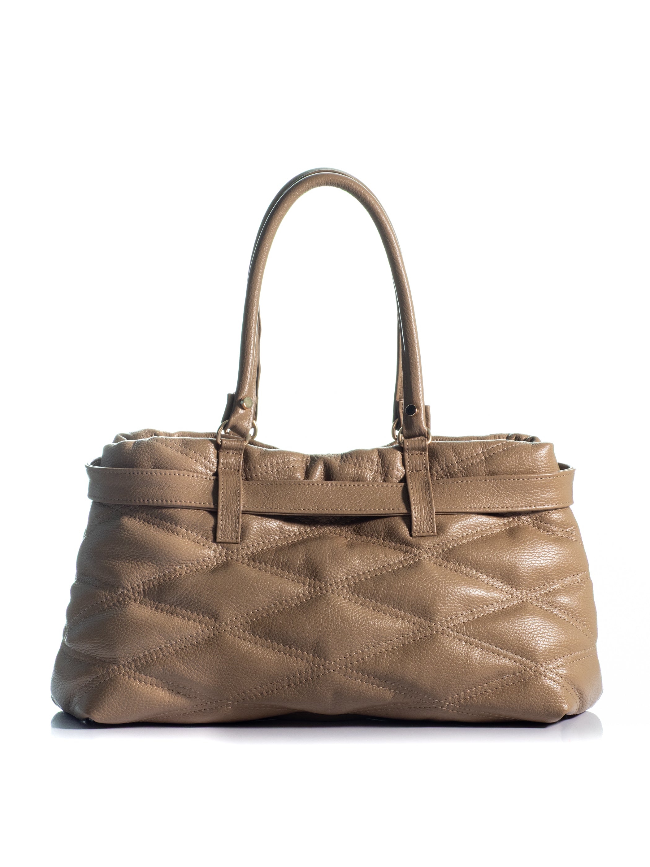 The Pepper Harvest Brown Quilted Leather