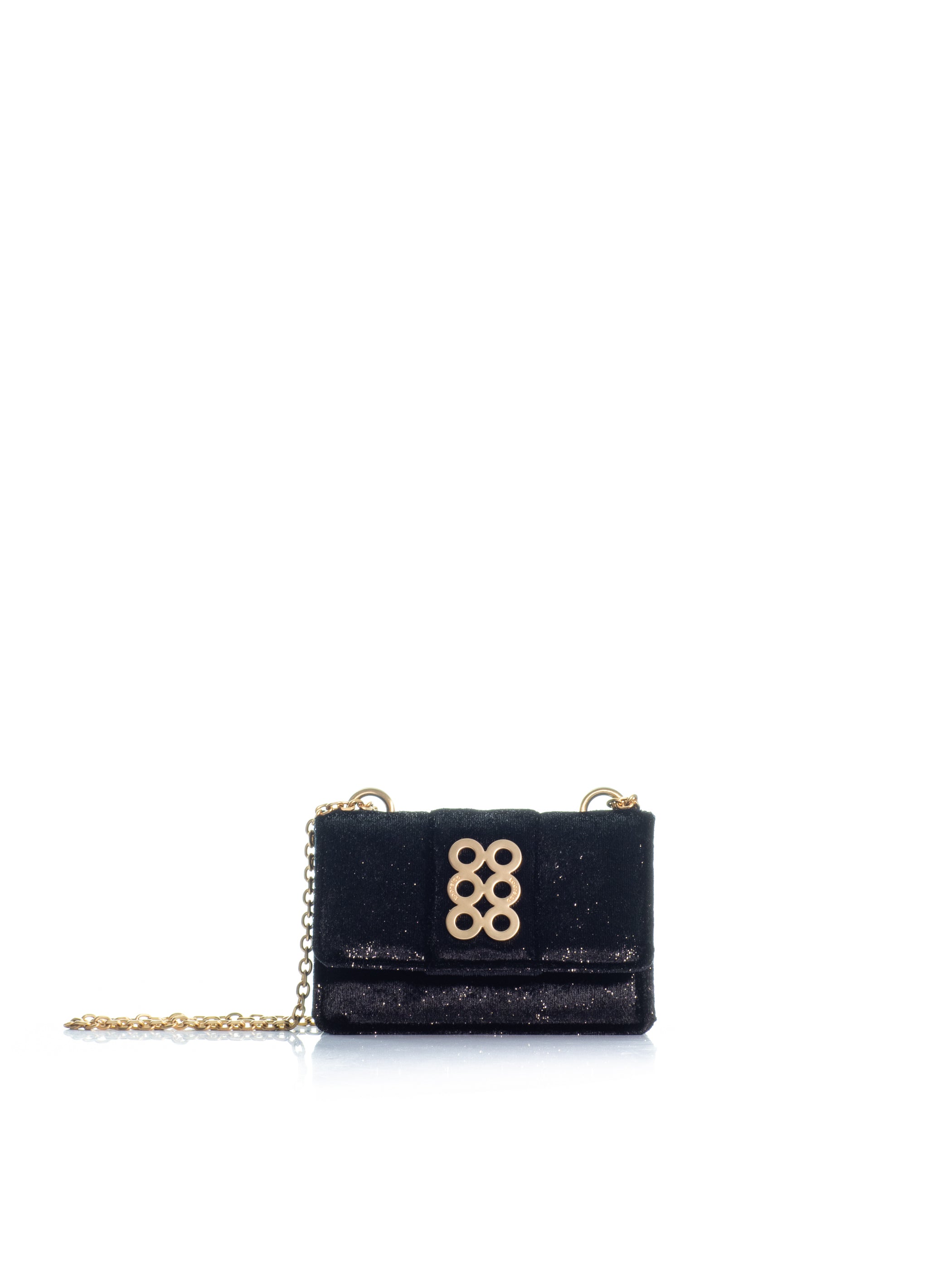 The Mini Lucerne Velvet Black