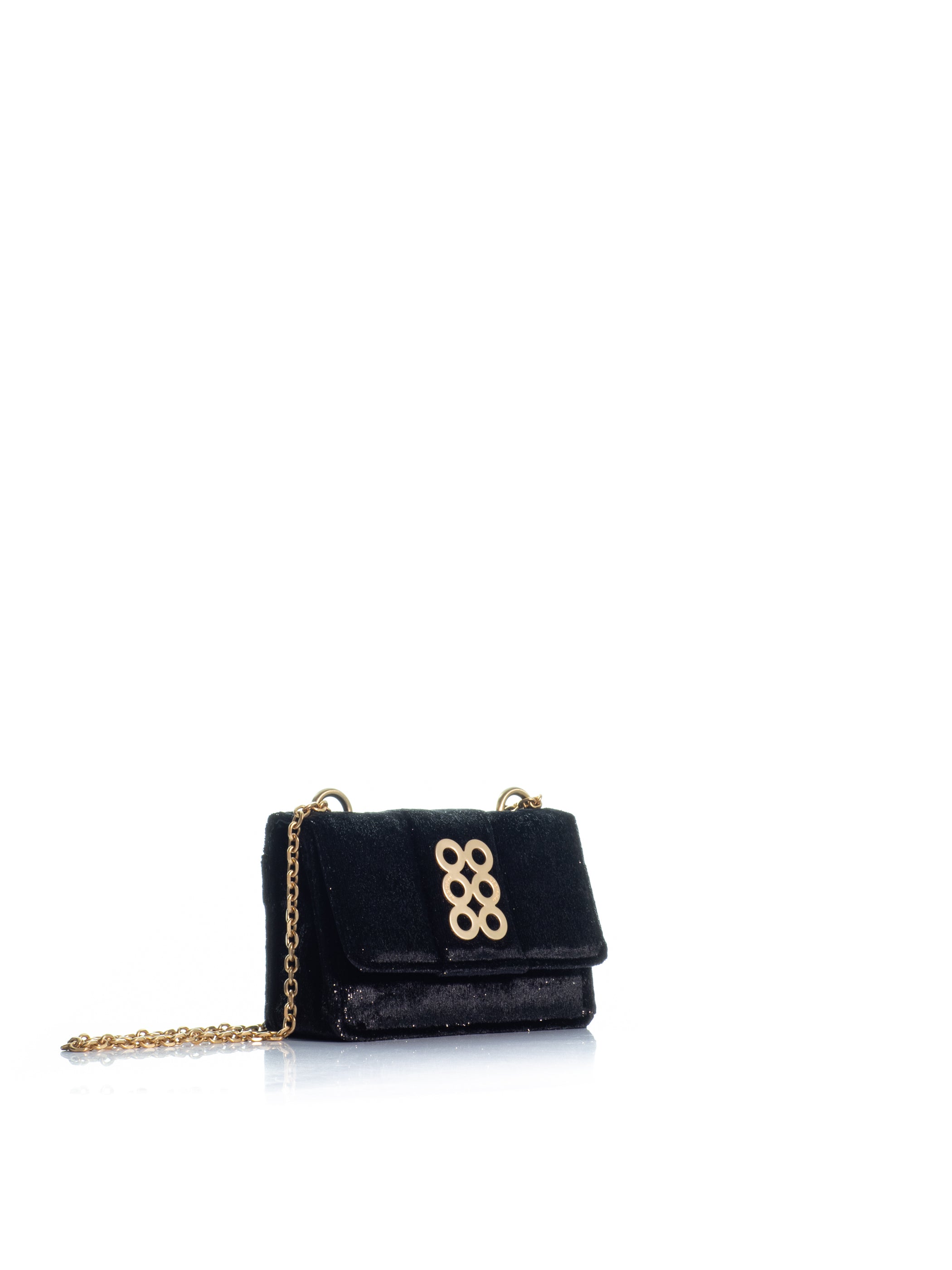 The Mini Lucerne Velvet Black
