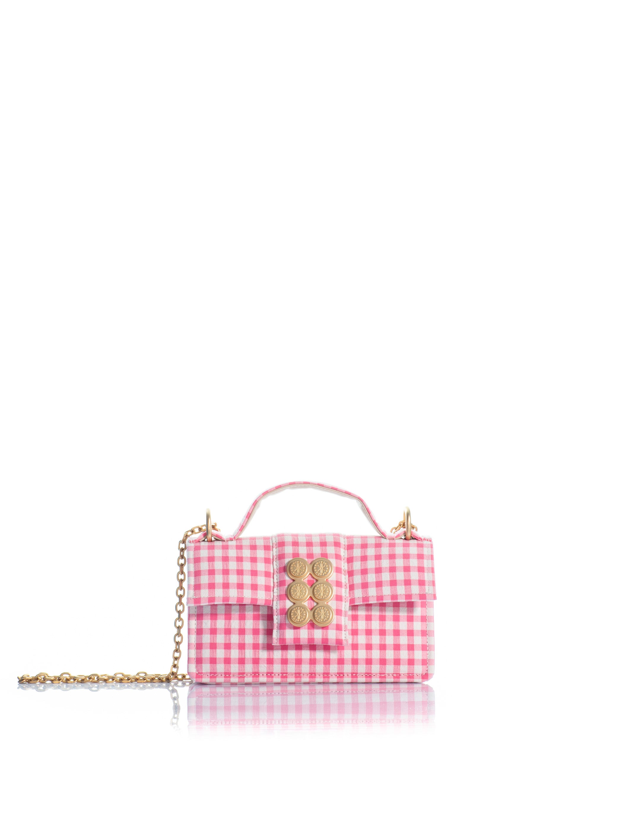 The Petite Basset Pink Checkered