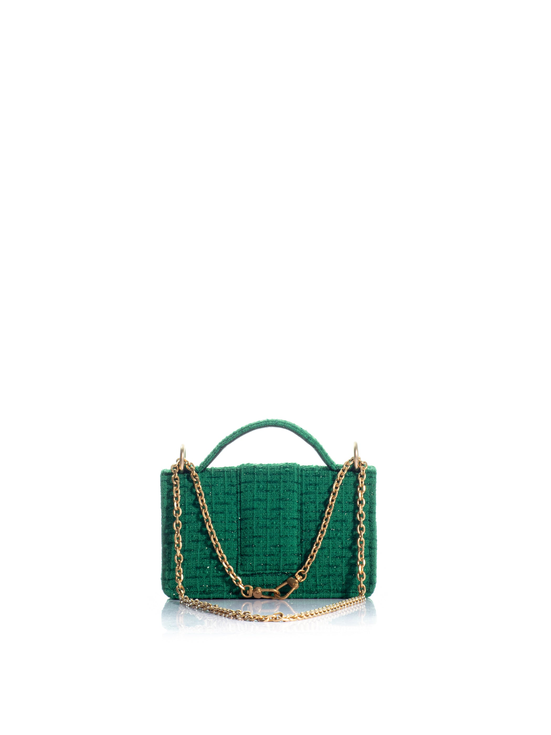 The Petite Basset Tweed Green