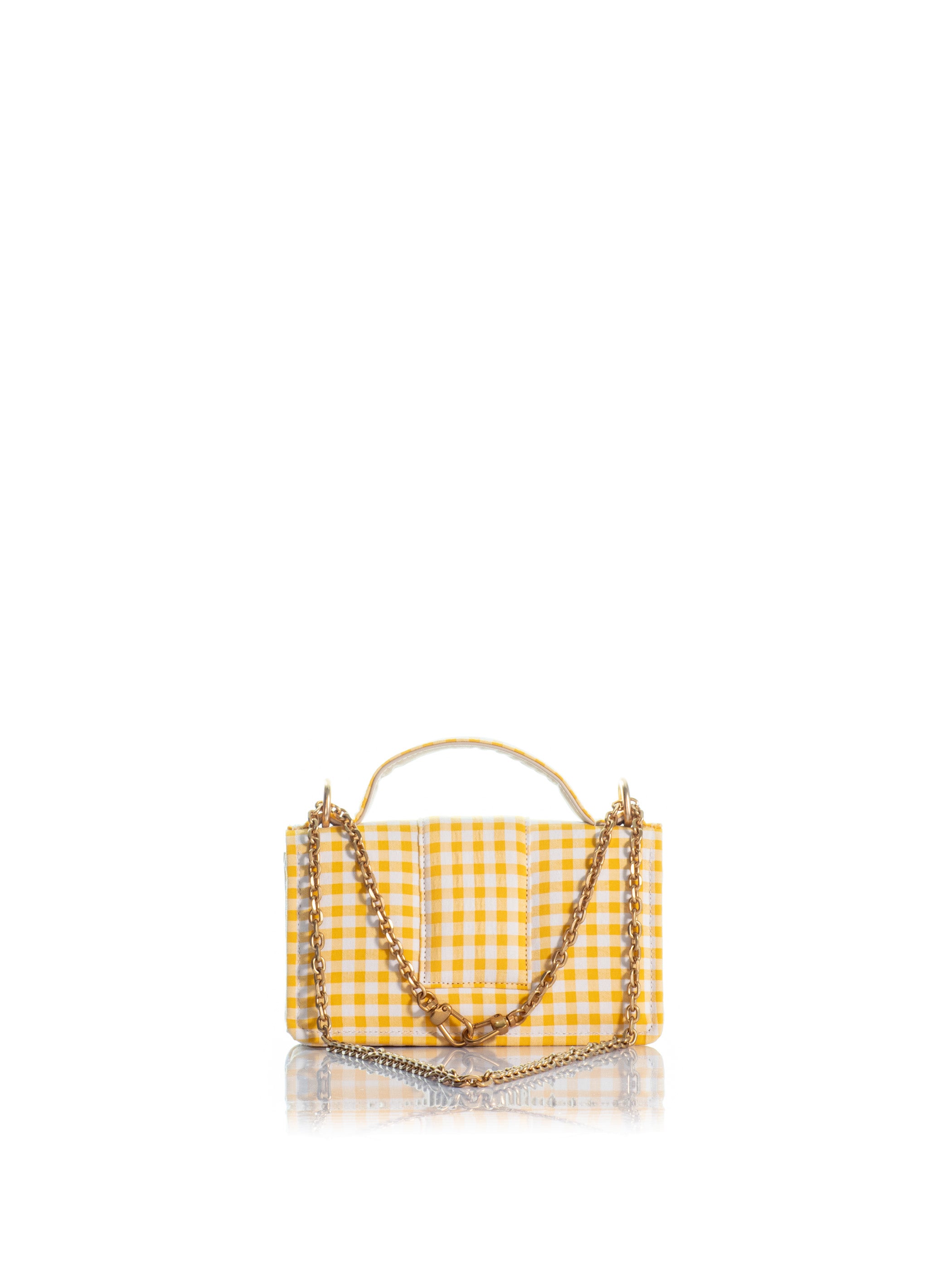 The Petite Basset Yellow Checkered