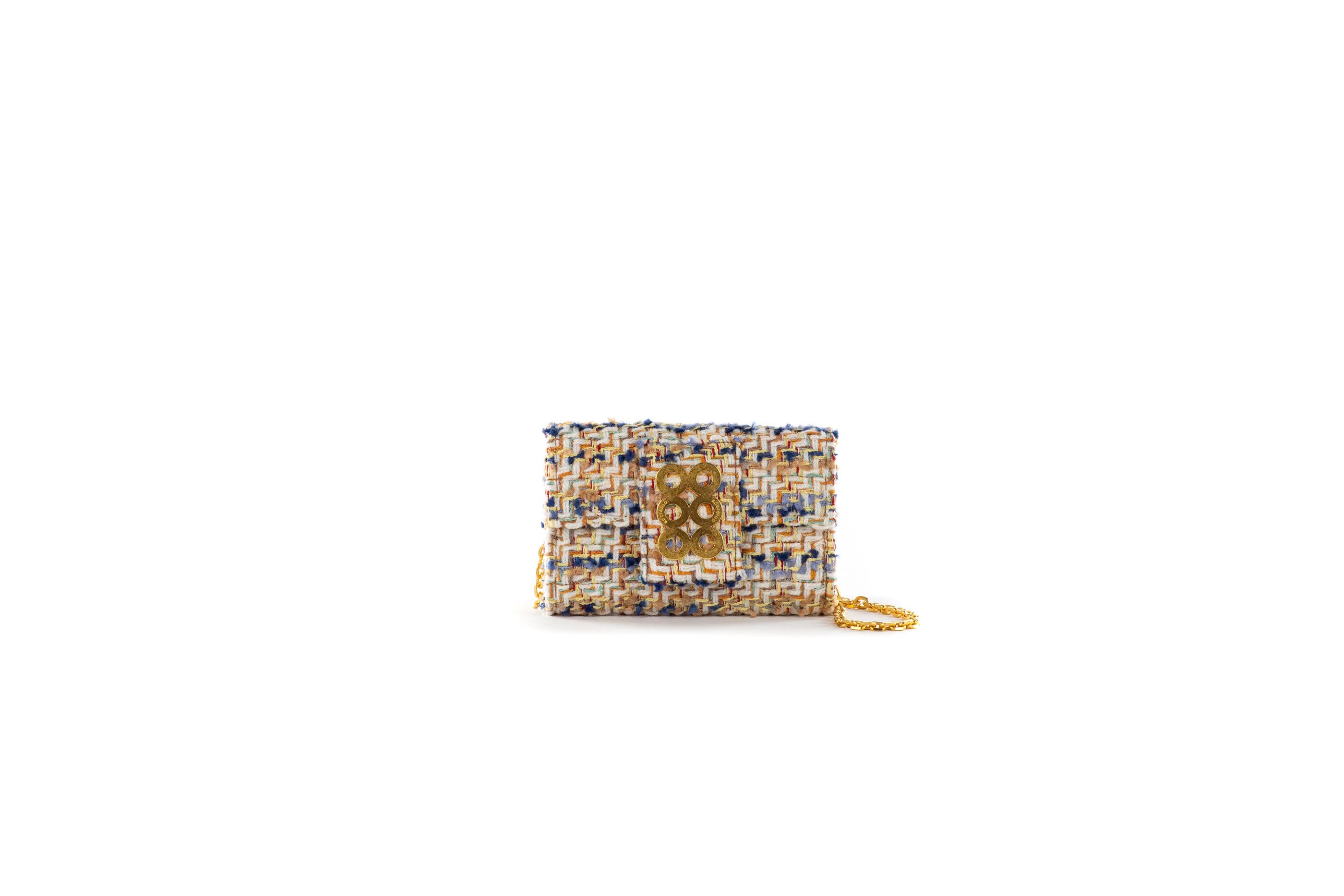 Clutch Amalfi Ivory/Blue