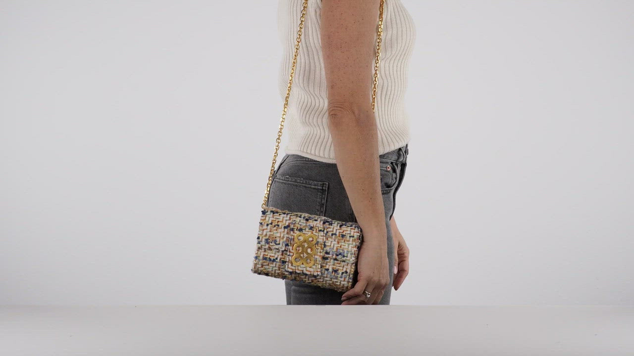 Clutch Amalfi Ivory/Blue