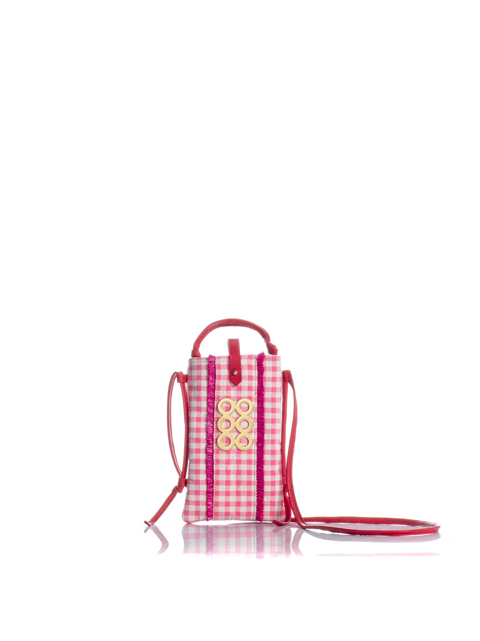 The Phone Case in Pink Checkered