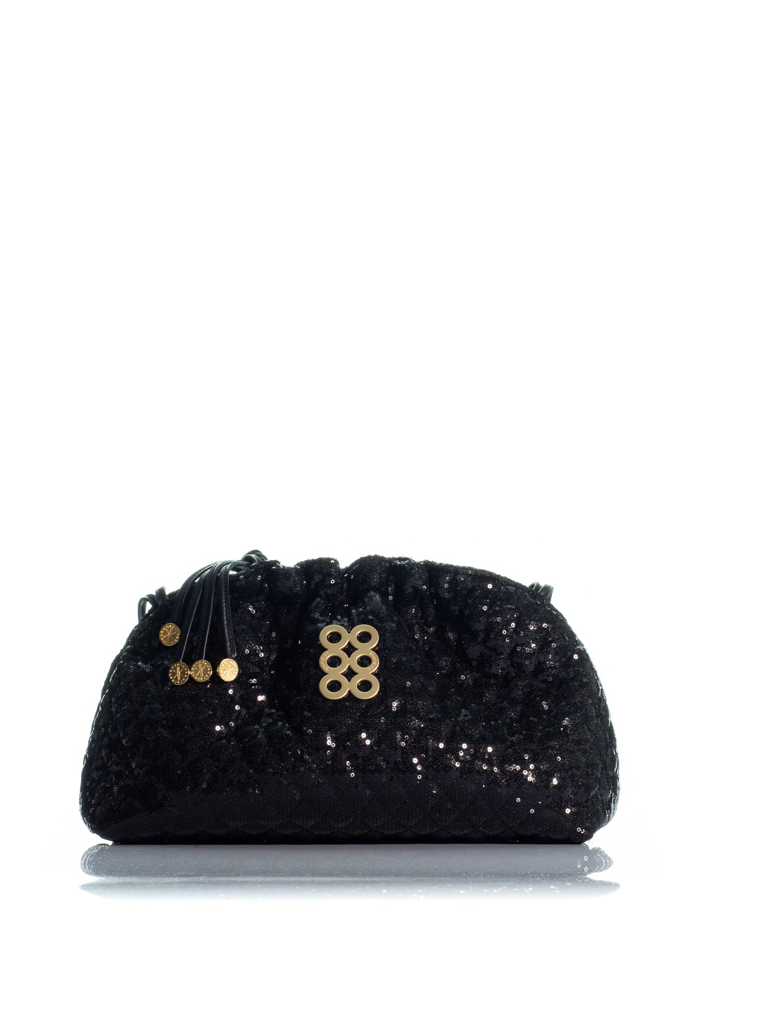 Pouch Black Sequins