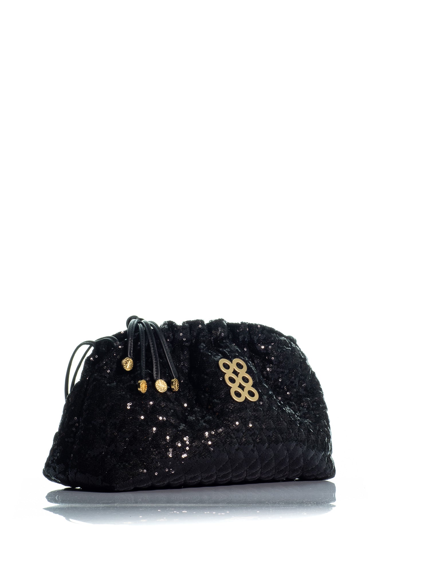 Pouch Black Sequins