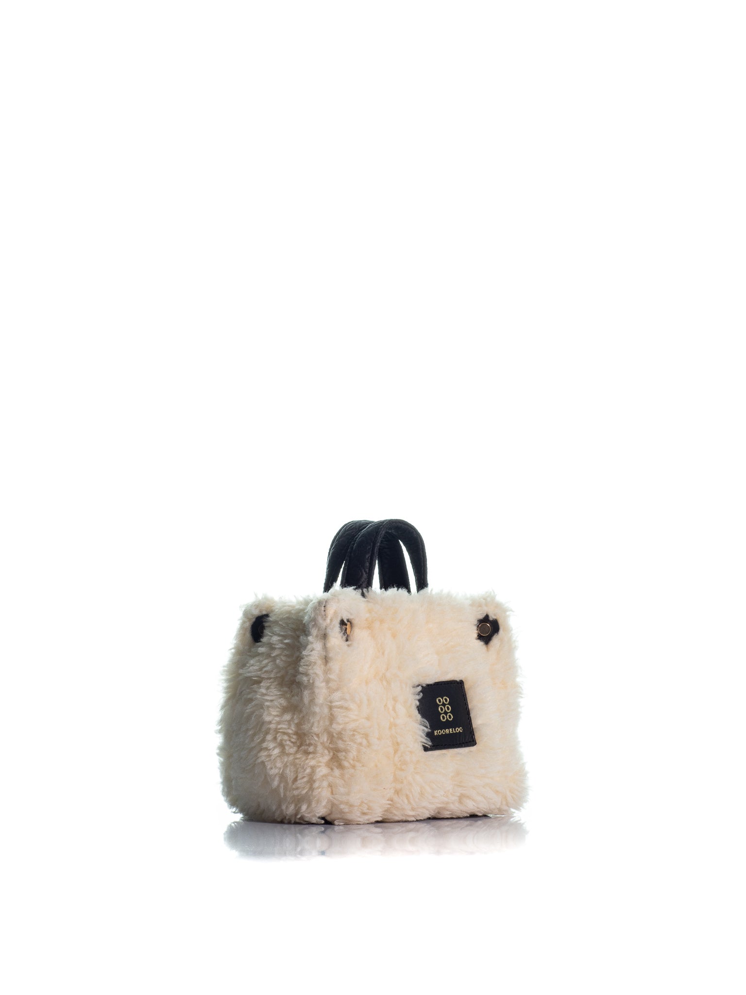 Mini Tote Puff Shearling Cream
