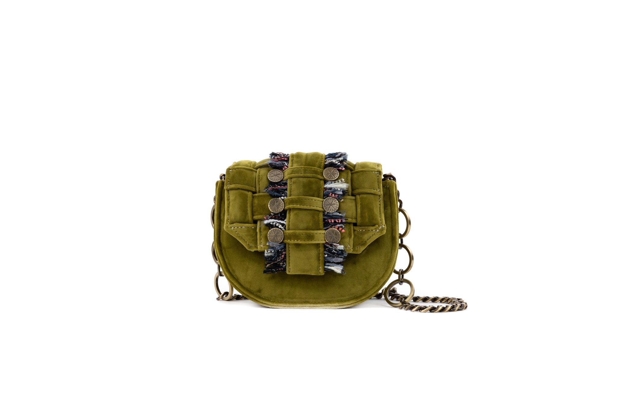 Velvet Shoulder Bag - Bubble &