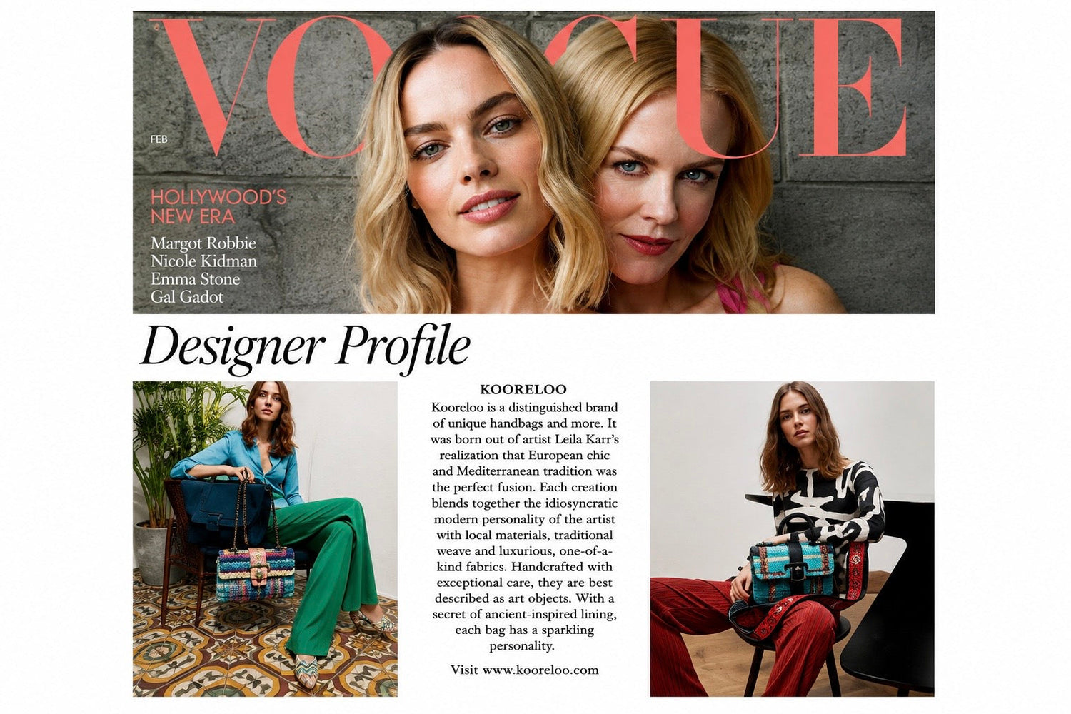 KOORELOO featured  in British Vogue