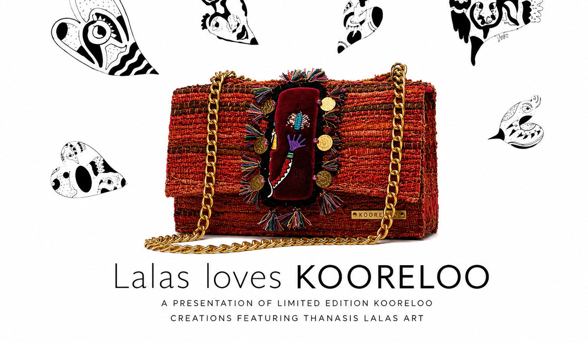 Lalas Loves KOORELOO limited edition handbag by Thanasis Lalas and KOORELOO