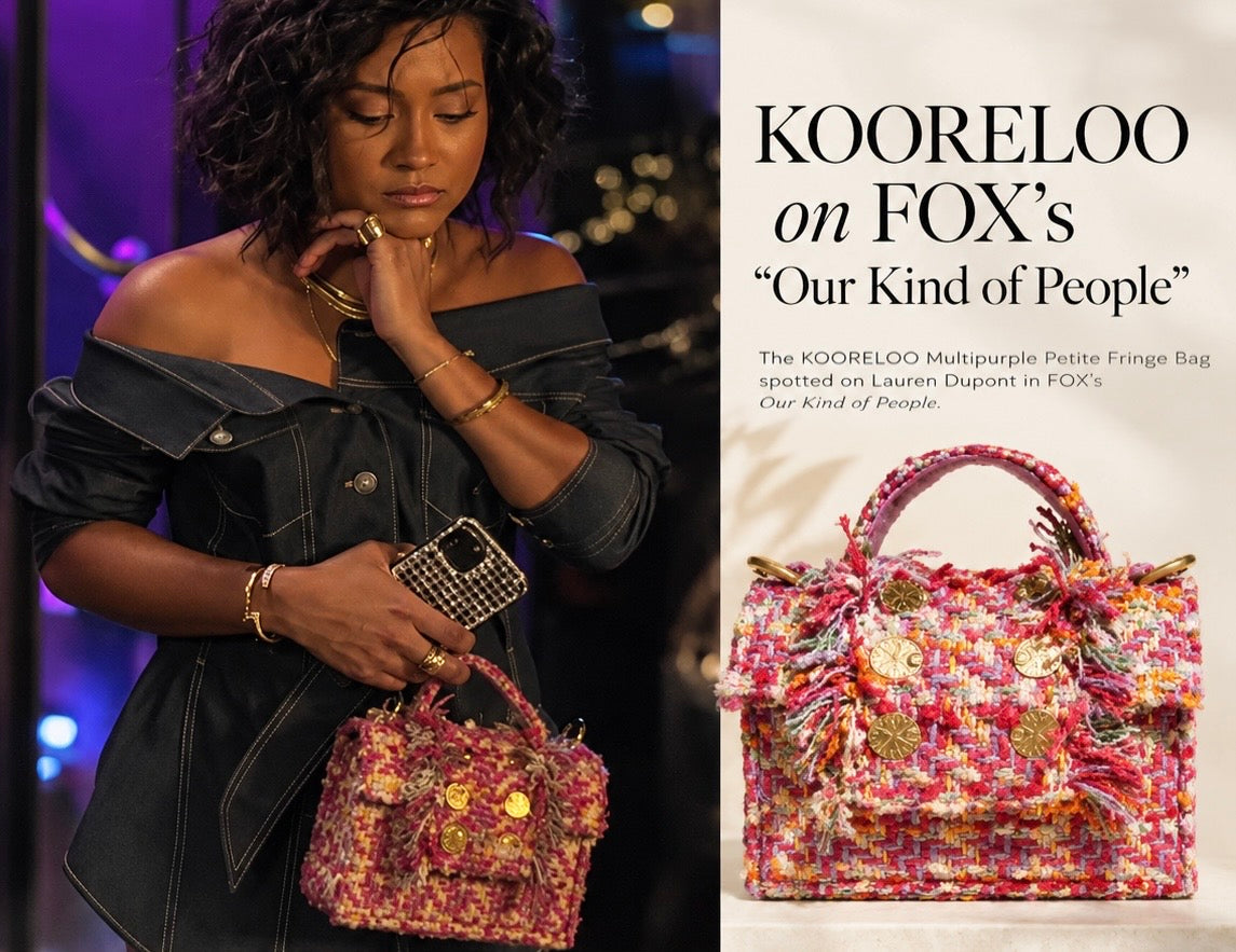 KOORELOO The Petite New Yorker with Fringes Bag featured on FOX series Our Kind of People