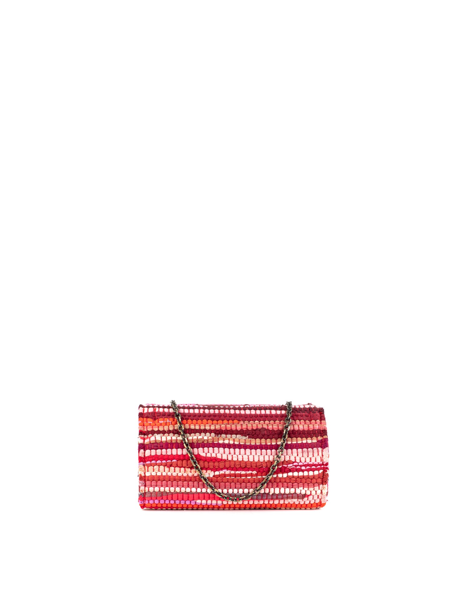 The Ersilia Clutch - 3D Fuchsia