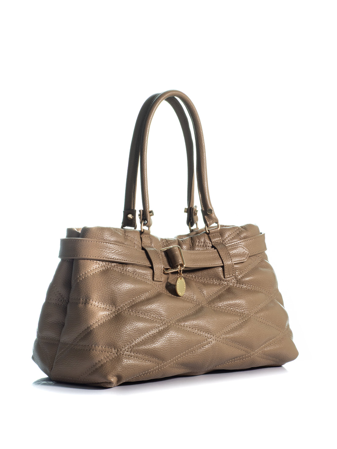 The Pepper Harvest Brown Quilted Leather