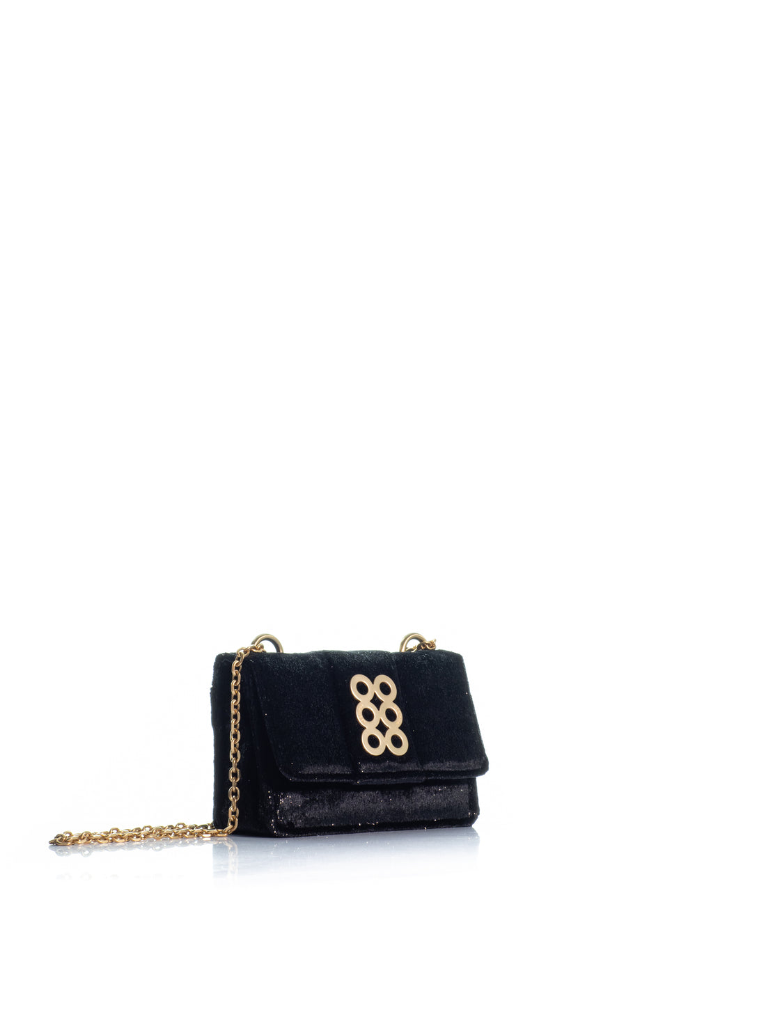 The Mini Lucerne Velvet Black
