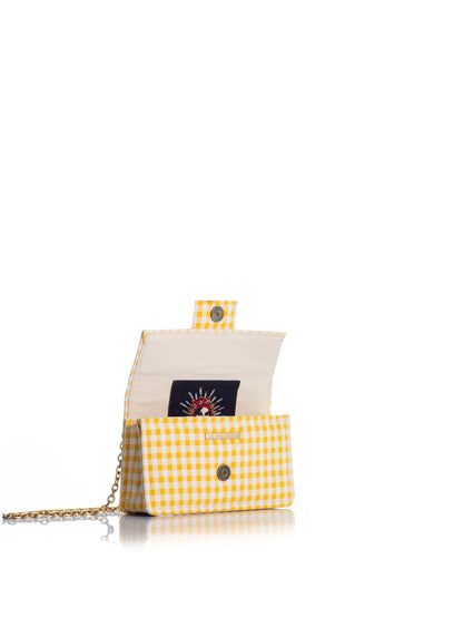 The Petite Basset Yellow Checkered