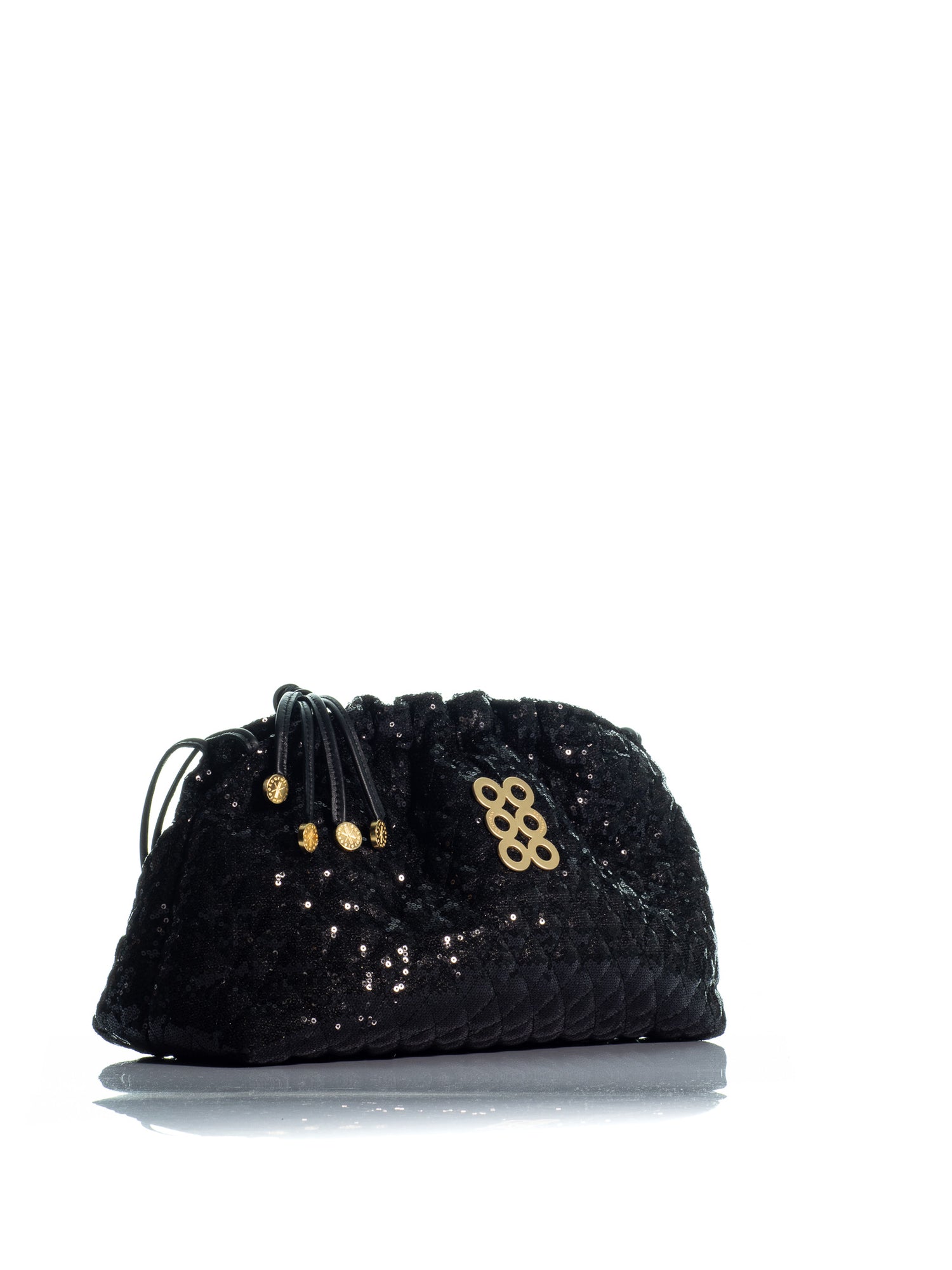 Pouch Black Sequins