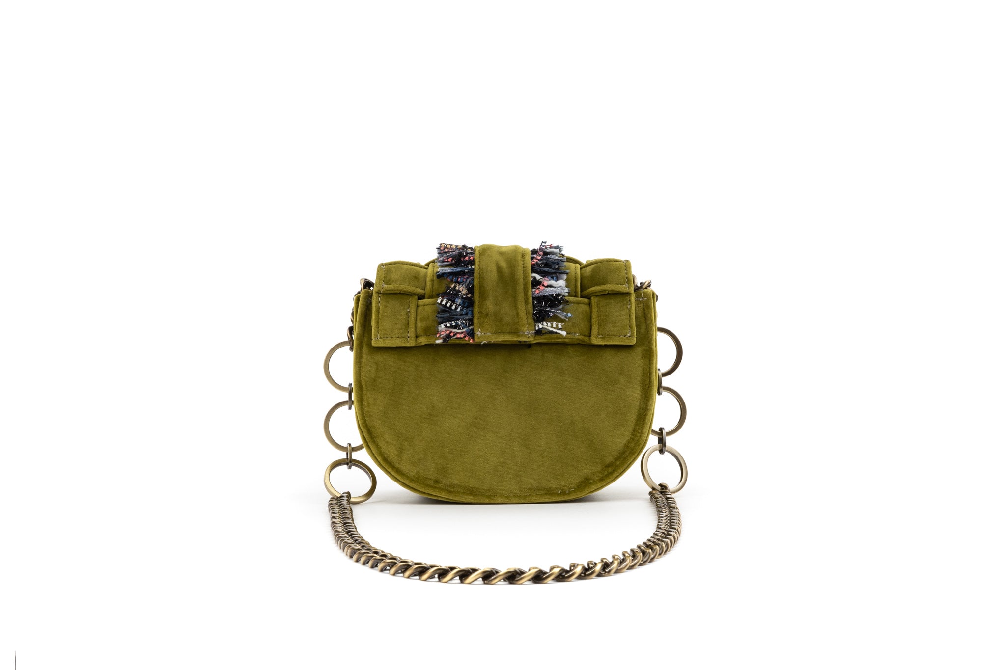 Velvet Shoulder Bag - Bubble &