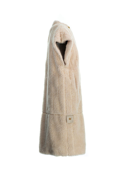 Shearling Long Vest