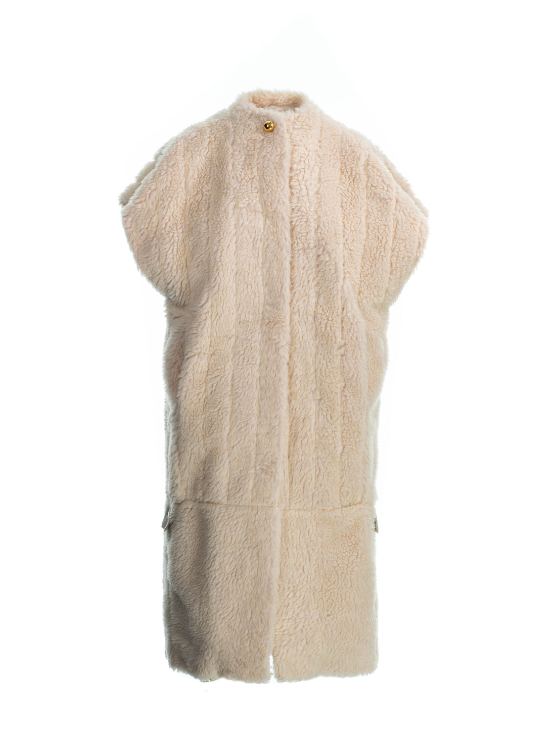 Shearling Long Vest