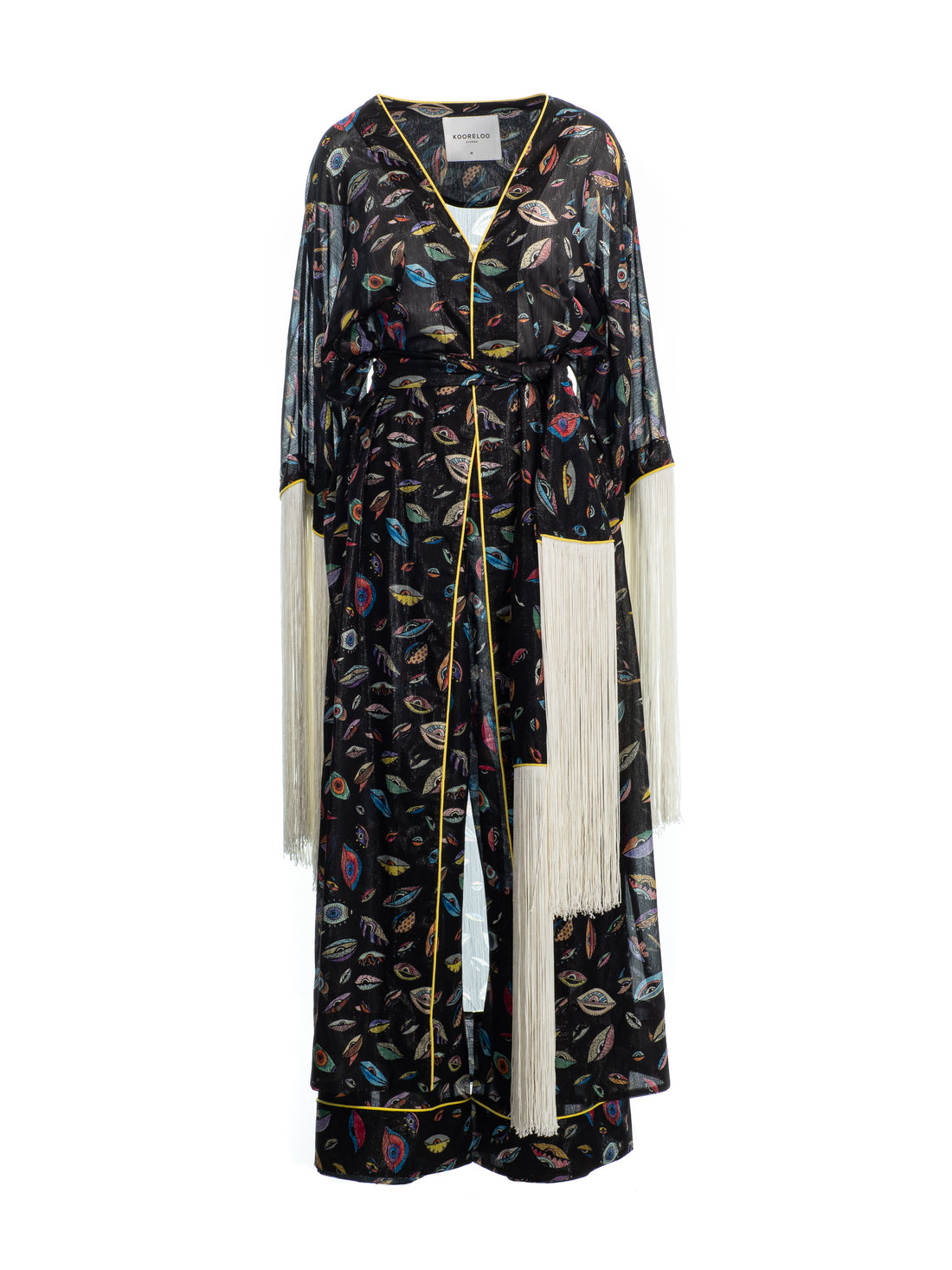 TALISMAN THREE PIECES W. FRINGES (KIMONO, TROUSERS AND BELT)