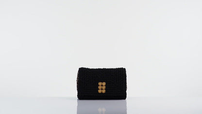 Crochet Sparkling Black