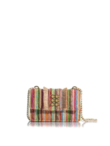 ★LUMEN★ [Exclusive] Bijou Bag_2colors Chloe Plum Purple Leather Bijou Floral Print Small Drew