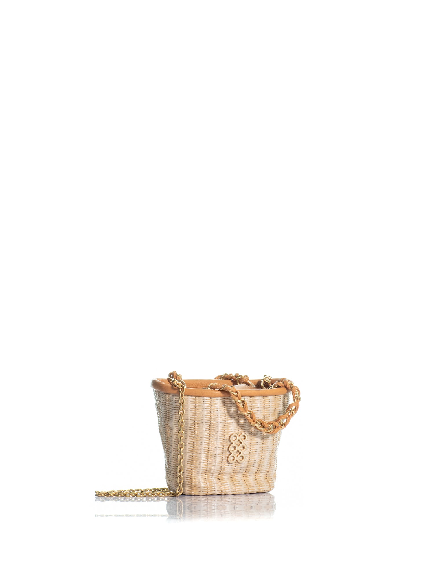 The Mini Basket Straw Natural