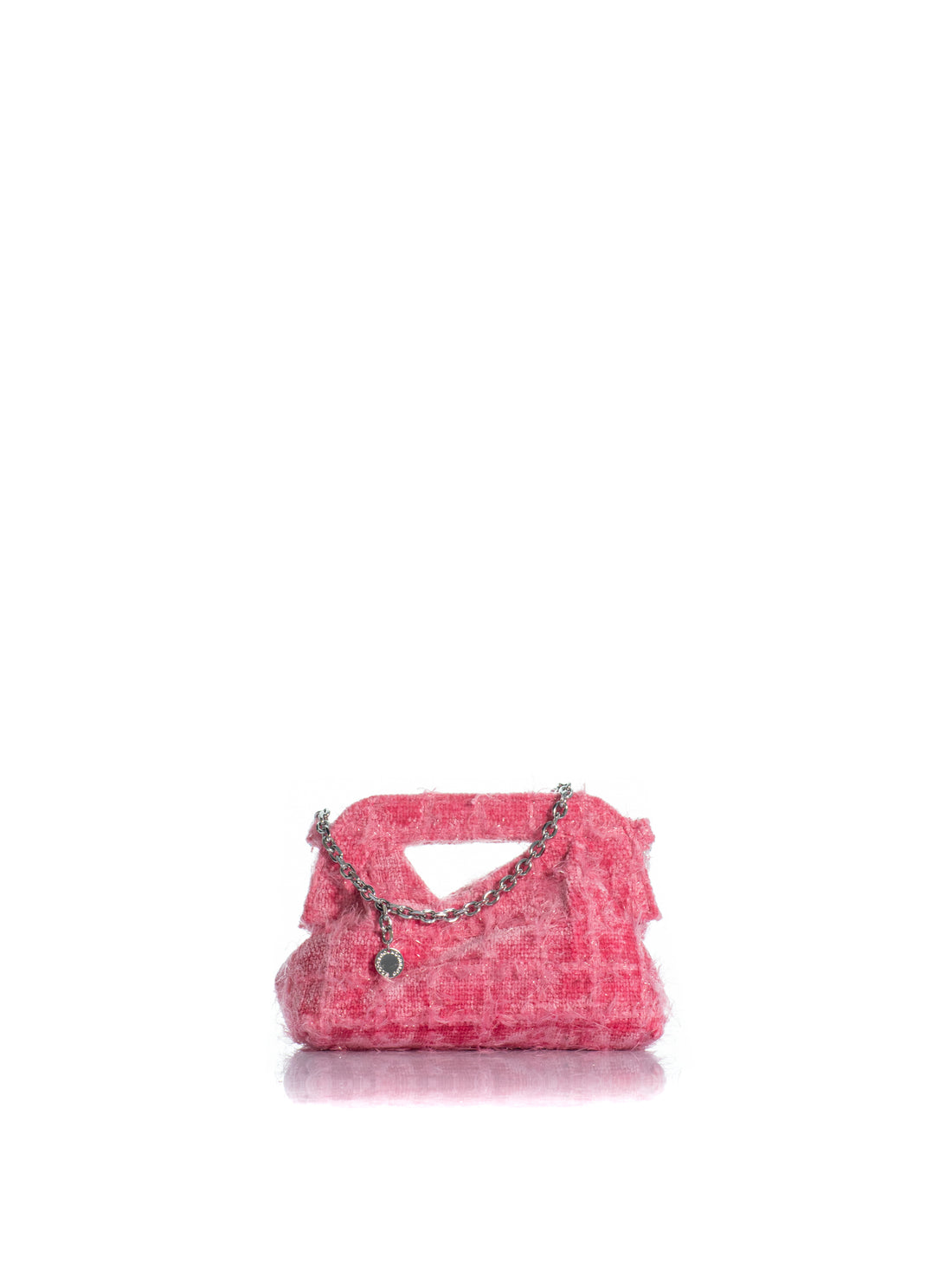 The Mini Mediterraneo Clutch Hot Pink Fuzzy