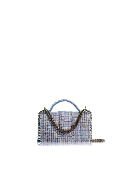 Petite Basset Tweed Light Blue