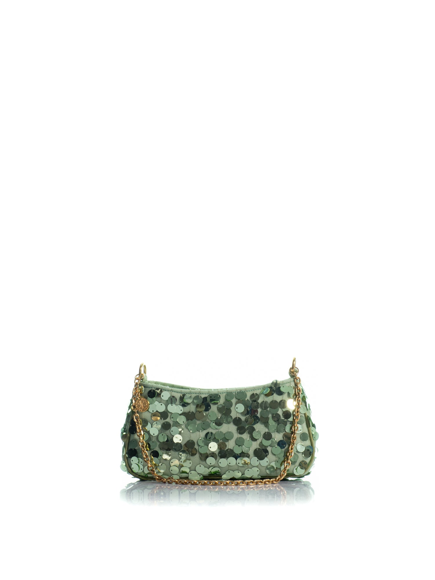 The Pochette Emerald Sequins