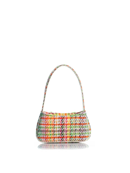 The Pochette Tweed MultiOrange/Green